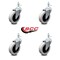Service Caster 3530-L1 FG3530L10000 Rubbermaid Dolly Replacement Caster Set 2640 3530 Dollies, 4PK RUB-SCC-TS05S310-TPRS-381615-4 - alternate 4
